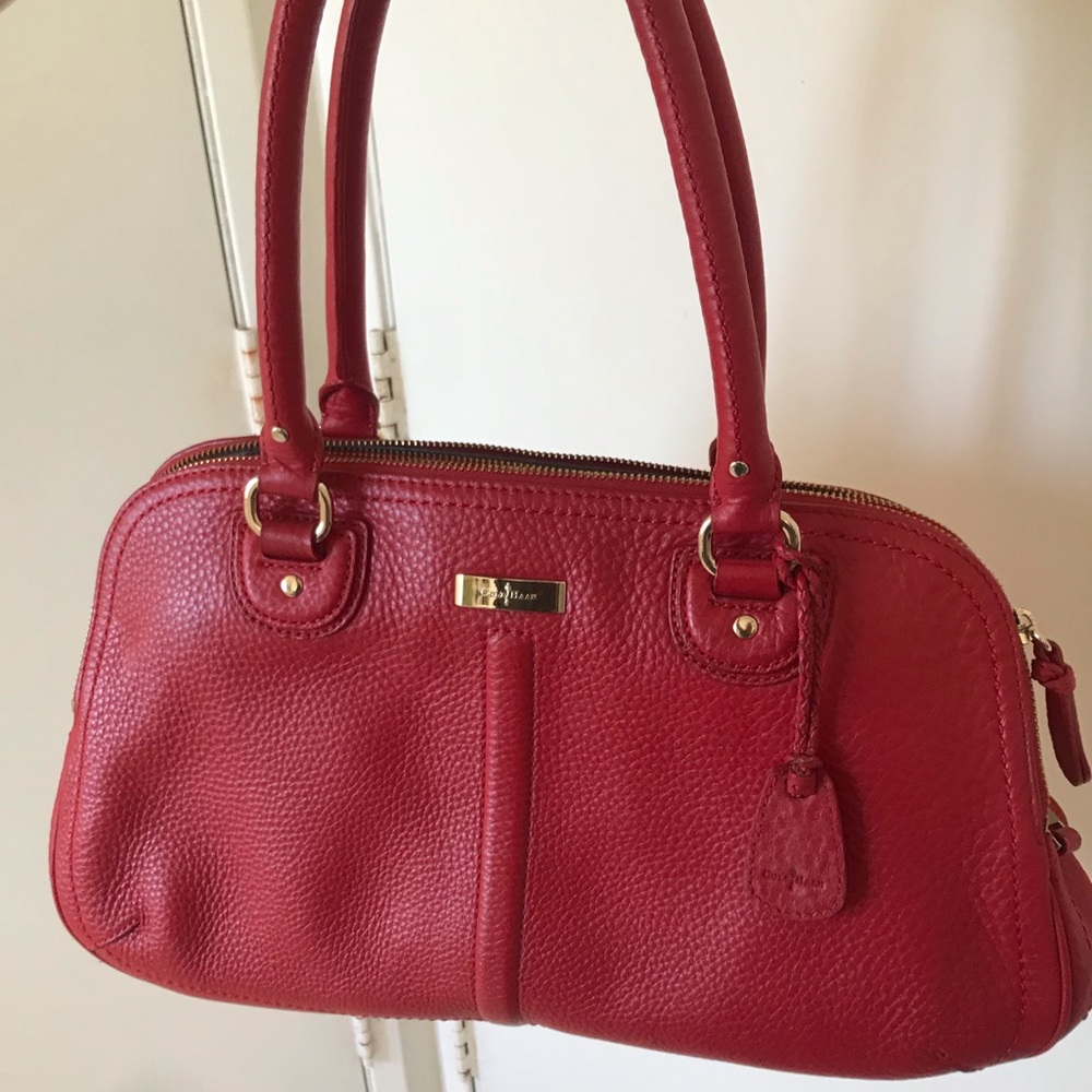 red cole haan purse